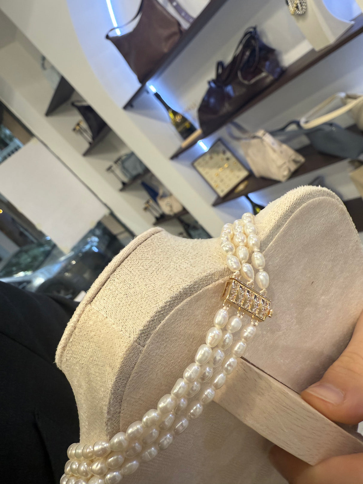 Collar de Perlas Barrocas 4–5 mm · Rice Shape · Edición Elegante