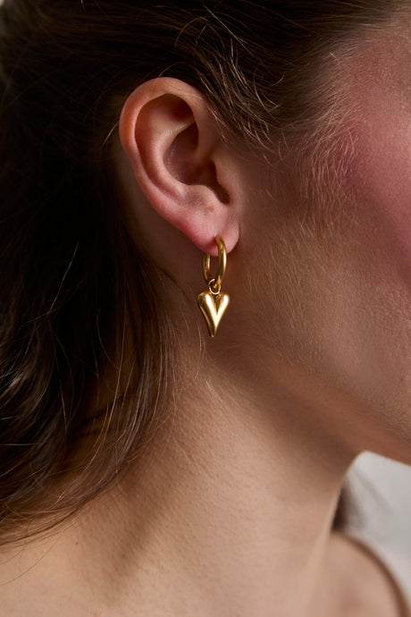 Sculptural Heart Earrings
