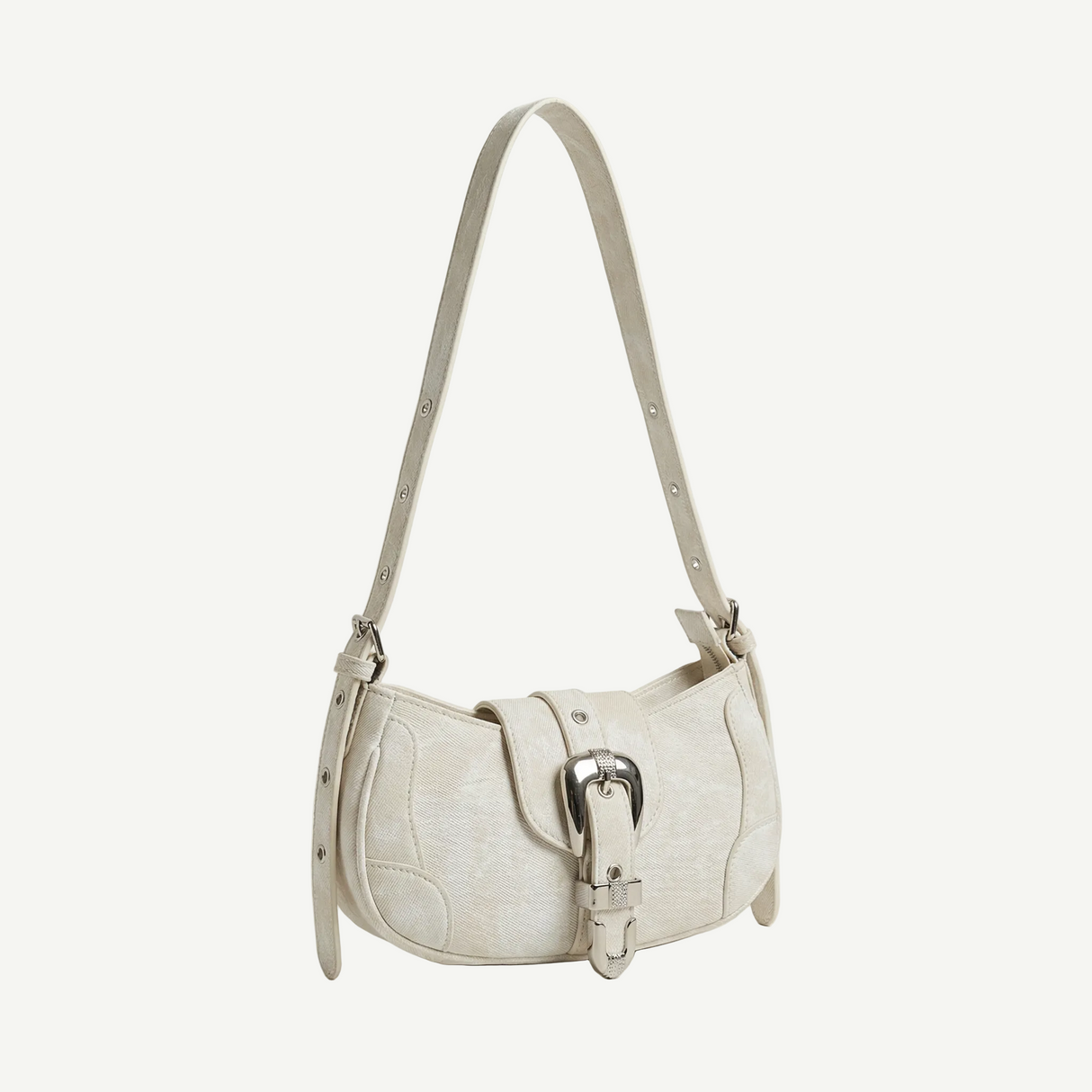 Soft Buckle Shoulder Bag