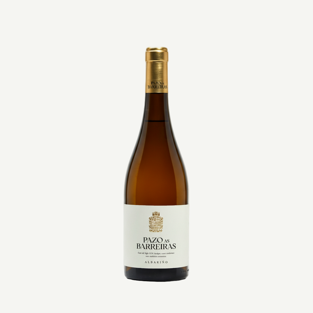 Vino Pazo As Barreiras Godello 2023 75 cl, con baja acidez y óptima madurez, fermentado en acero inoxidable y crianza breve. Fresco, equilibrado y listo para disfrutar.