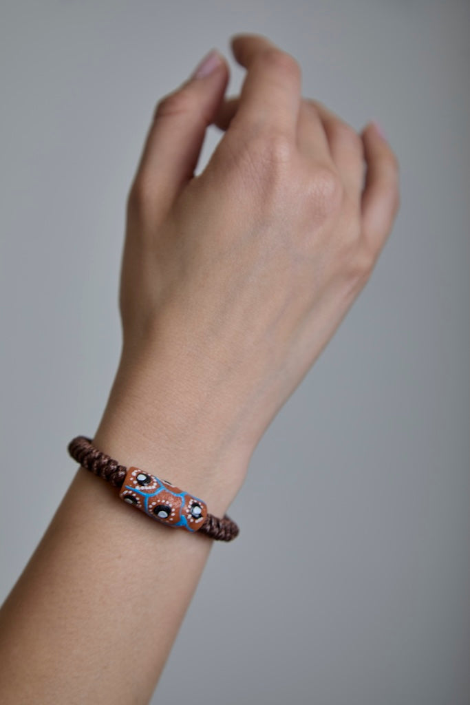 Pulsera pieza vidrio cocido - DONNABATEA