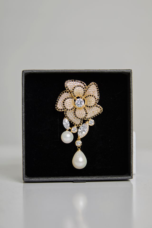 Broche Camellia Cristal · Swarovski