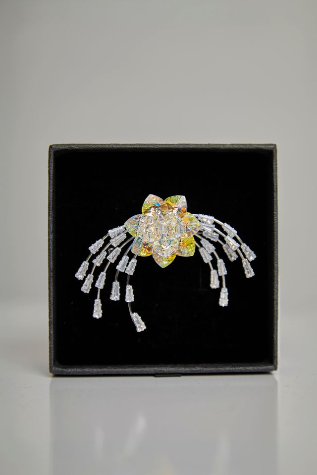 Broche Aurora Cristal · Swarovski