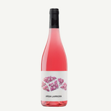 Vino rosado ecológico Aroa Larrosa 2023 75 cl, fresco y ligero, con aromas a fresa, frambuesa y flor blanca. Ideal para aperitivos, ensaladas o solo.