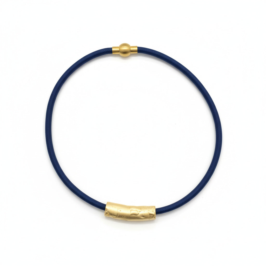 Collar corto cordon con pieza rigida - DONNABATEA