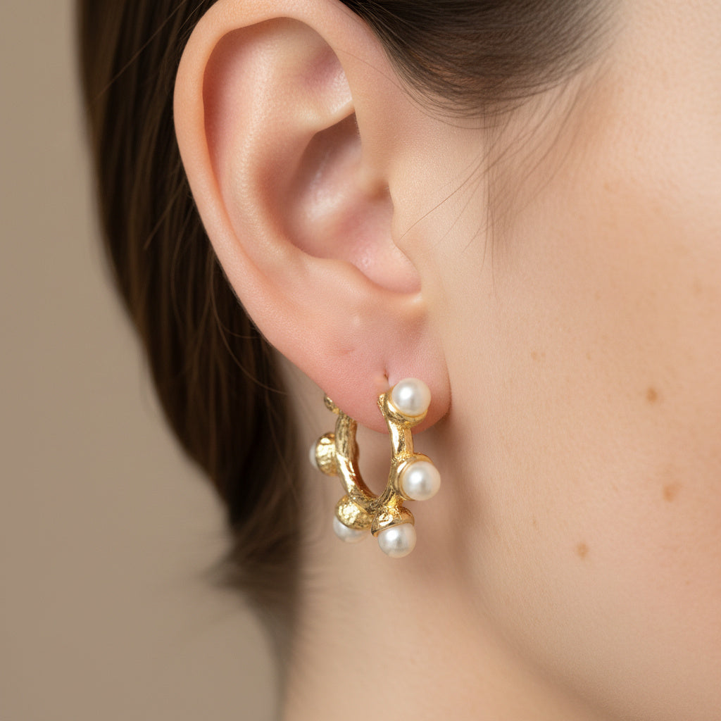 Pendientes “Perla Barroca Royale”