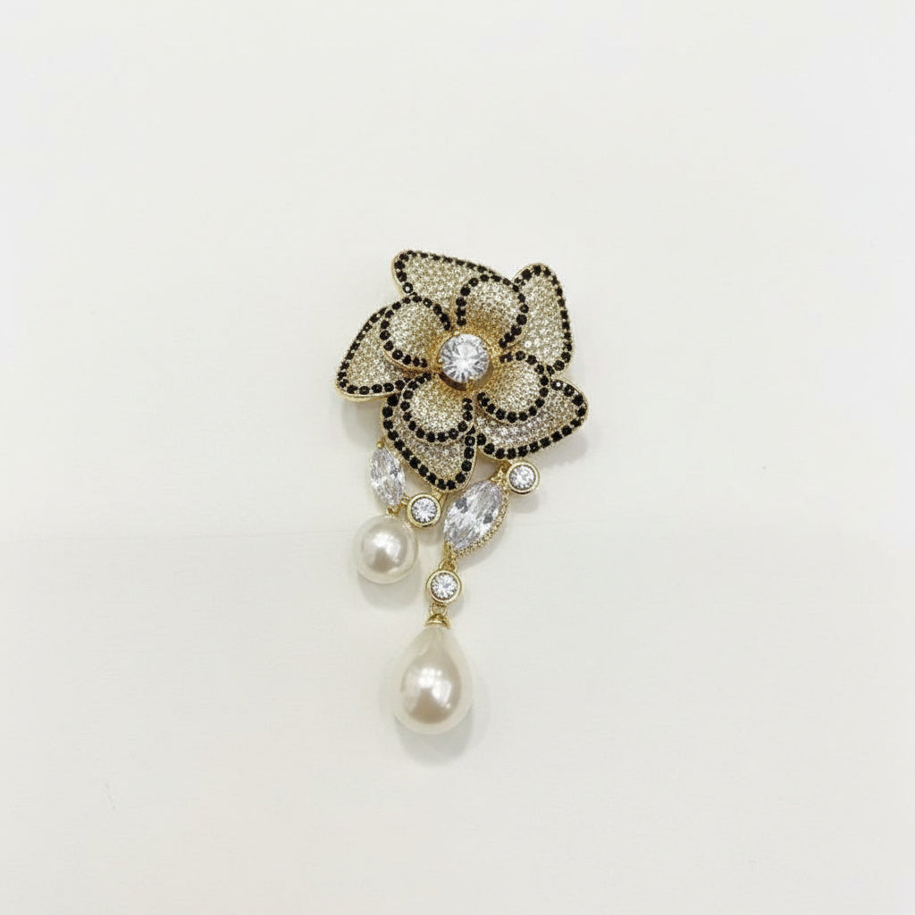 Broche Camellia Cristal · Swarovski
