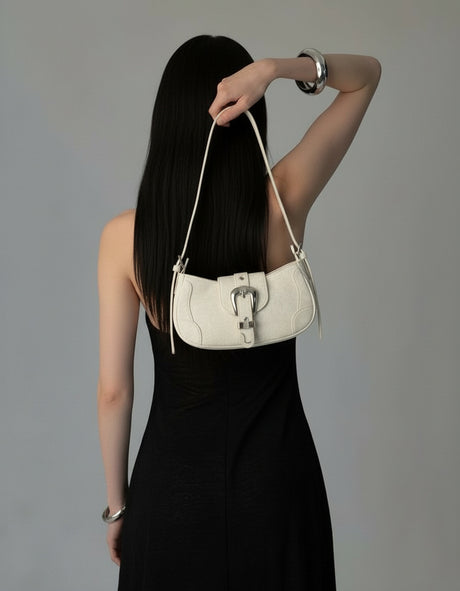 Soft Buckle Shoulder Bag