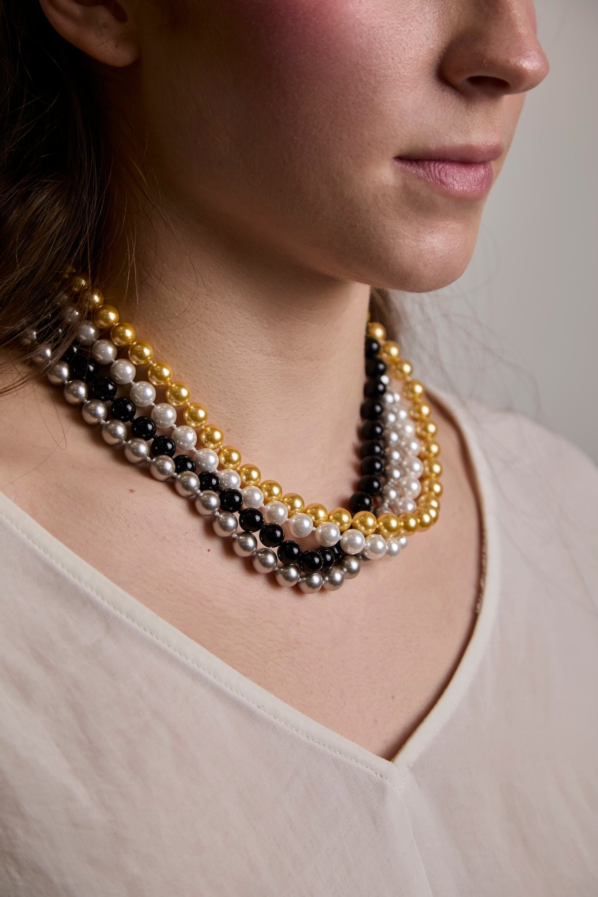 Collar de Perlas Naturales