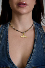 Collar Semipreciosas Aleta - DONNABATEA