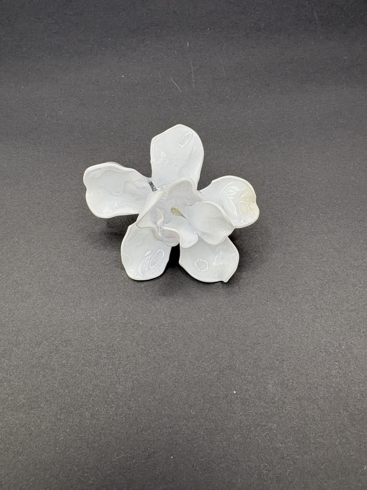 Anillo Magnolia Blanco Opaco - Basoie Concept