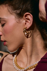 Pendientes de perlas lunares